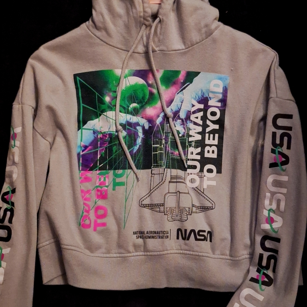 Womens Cropped Hoodie